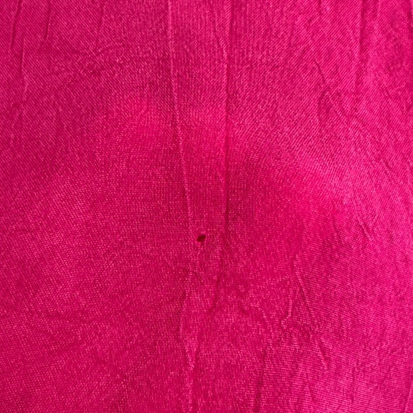 Johnny Was Pink Fuchsia Embroidered Long Sleeve Button Down Size Small - Picture 8 of 9